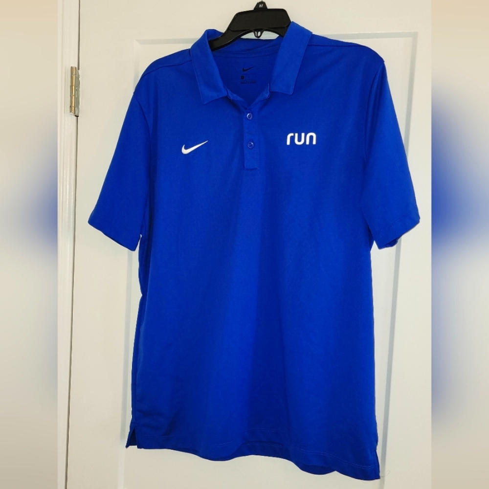 Large Blue Nike Polo